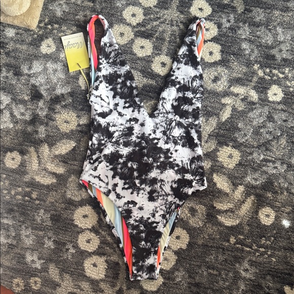 Maaji Other - NWT Maaji Black and White Tie-Dye Swimsuit